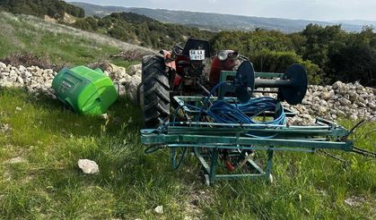 Traktörün altında kalan kişi ağır yaralandı