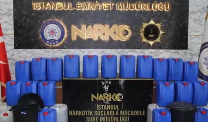 Zehir tacirlerine baskın: 801,5 kg metamfetamin ele geçirildi!