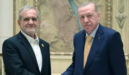 Cumhurbaşkanı Erdoğan, Pezeşkiyan ile görüştü!
