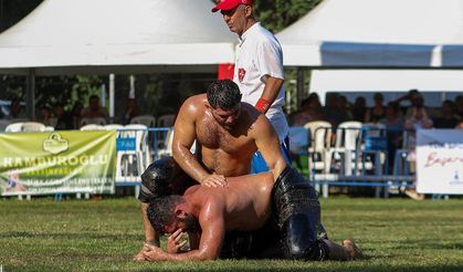 Ödemiş'te yağlı güreş heyecanı