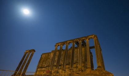 Antik kentte Perseid meteor yağmuru