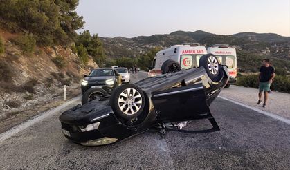 Foça'da kaza: 1'i çocuk, 4 yaralı!