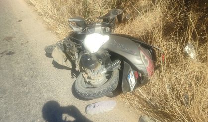 Motosiklet sürücüsü ölümden döndü!