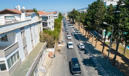 Güzelbahçe'de ana arterler yenileniyor