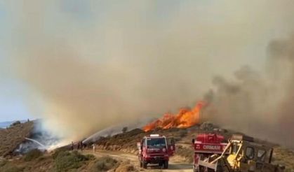 Karaburun yangını kontrol altında