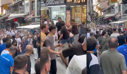 Fatih'te ortalık karıştı: Tahtakale esnafı birbirine girdi!