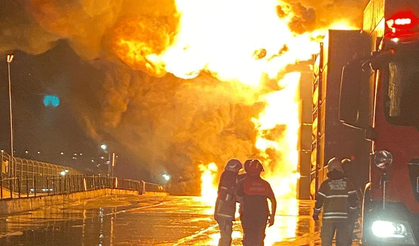 Aliağa' da korku dolu anlar.... Faciaya kıl payı!