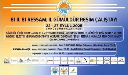 81 ilden 81 ressam Menderes’te