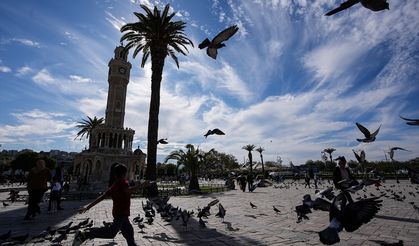 İzmirliler güzel havanın keyfini çıkardı