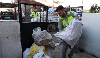 Dikili'den vatandaşlara içleri ısıtan destek