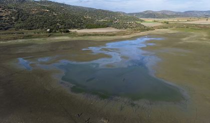 Belevi Gölü'nde kuraklık alarmı