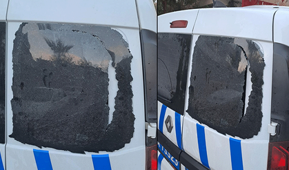 Polis aracına saldırı: 3 gözaltı!