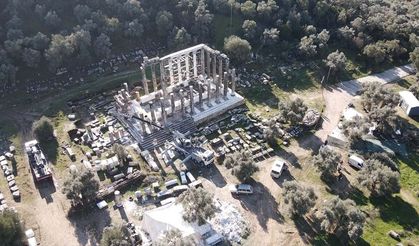 1850 yıllık tarih... Zeus Tapınağı eski ihtişamına kavuşacak!