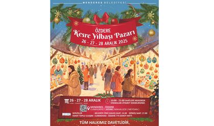 Menderes'te yılbaşı pazarı başlıyor