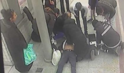 İZBAN'da hayat kurtaran müdahale!