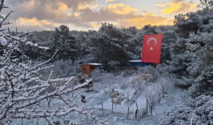 Urla, 2026'ya karla girdi!