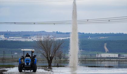 Köylülerin sağanak sevinci!