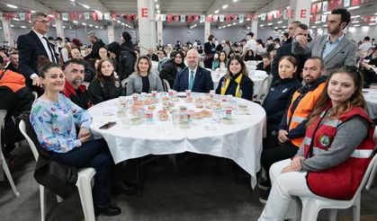Başkan Pehlivan, personelle iftar sofrasında buluştu!