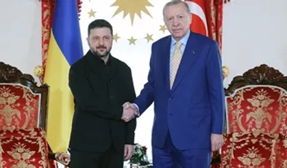 Cumhurbaşkanı Erdoğan, Zelenski ile bir araya geldi
