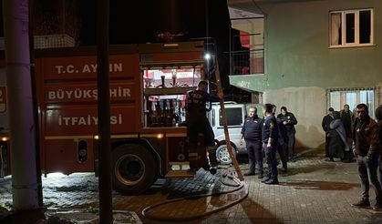 Aydın’da korkutan yangın: 2 kardeş dumandan etkilendi