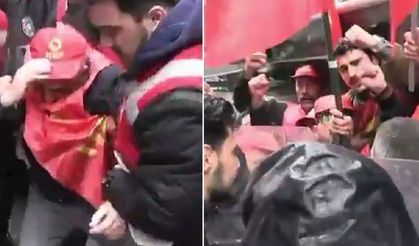 Taksim'e yürümek isteyenlere polis müdahalesi: Gözaltılar var!