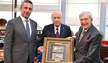 Koç ailesi, Bahçeli'yi ziyaret etti