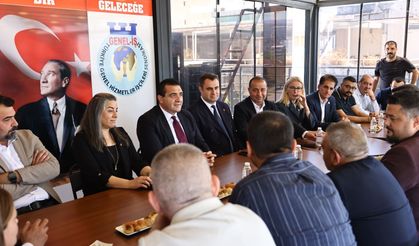 CHP’li Karasu’dan İzmir'deki emek örgütlerine ziyaret!