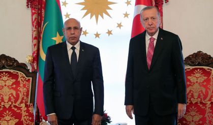 Erdoğan, Moritanya Cumhurbaşkanı ile görüştü