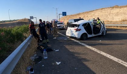 Hurdaya dönen araçlar can aldı: 2 ölü, 9 yaralı