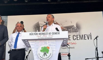 Özel, cemevi temel atma törenine katıldı