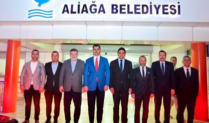 Cumhur İttifakı Temsilcilerinden Aliağa Belediyesi’ne Ziyaret