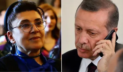 Erdoğan'dan Leyla Zana'ya başsağlığı telefonu