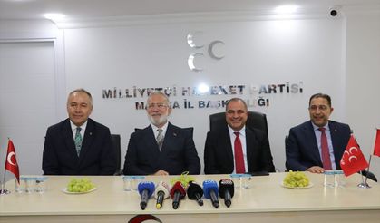 AK Parti Grup Başkanvekili Yenişehirlioğlu'ndan MHP Manisa İl Başkanı Savaş'a ziyaret