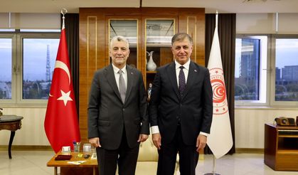 Başkan Tugay’dan Ticaret Bakanı Bolat’a ziyaret