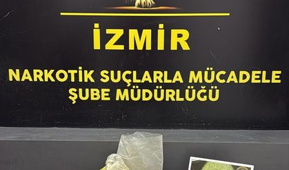 İzmir'de 1 kilo 950 gram bonzai ele geçirildi
