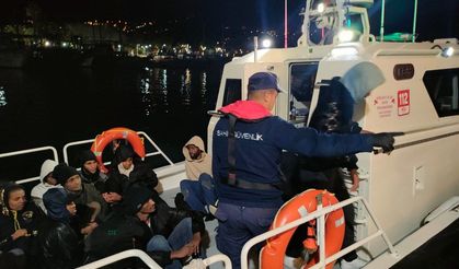 Bodrum’da 36 kaçak göçmen kurtarıldı