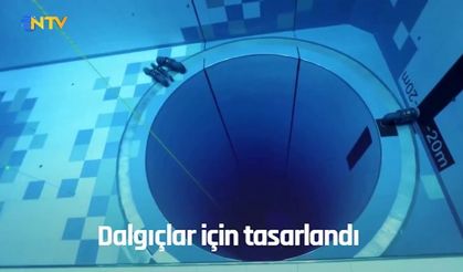 Dünyanın en derin havuzu açıldı