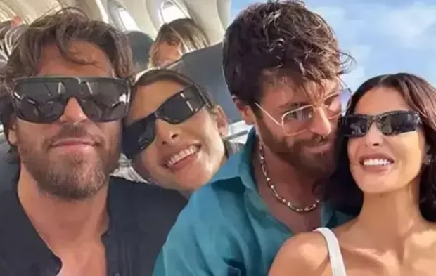 Aşk tam gaz: Can Yaman ve sevgilisi DJ Sara Bluma'dan romantik kareler!
