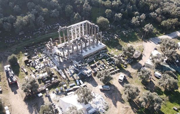 1850 yıllık tarih... Zeus Tapınağı eski ihtişamına kavuşacak!