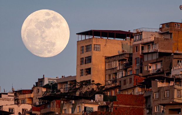 İzmir'de dolunay!