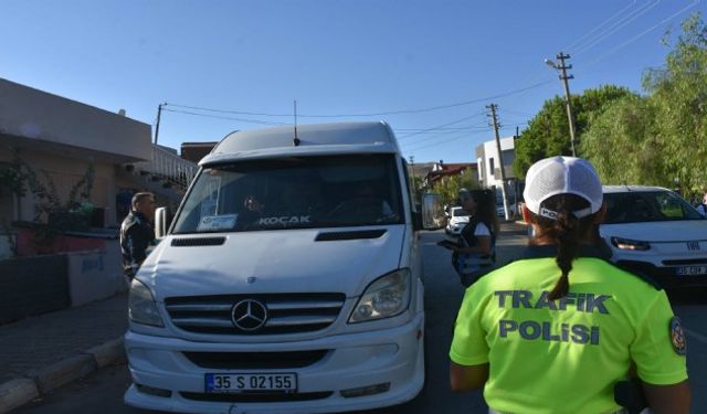 İzmir'de servis araçlarına hayati denetim!