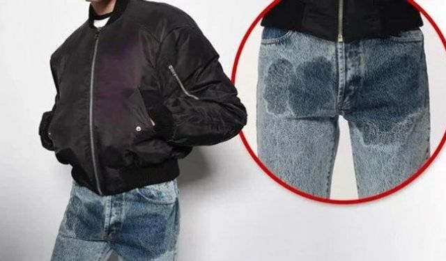 Moda dünyasında 'idrar lekeli' pantolon tartışması