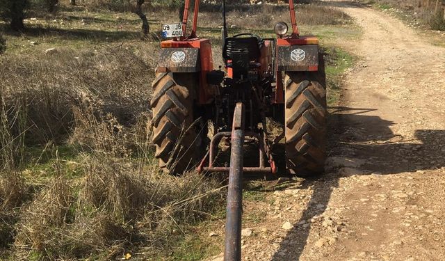 Söke'de çalınan traktör bulundu