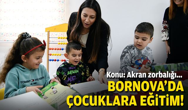 Konu: Akran zorbalığı... Bornova'da çocuklara eğitim!