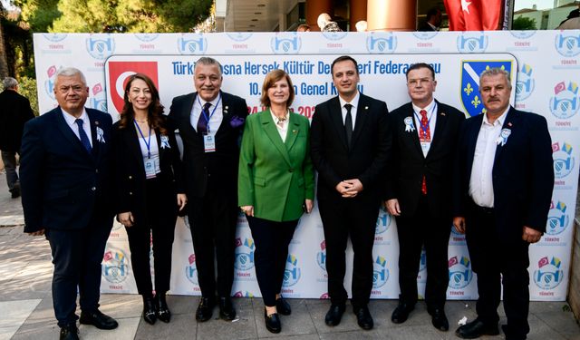 Bosna Hersek Kültür Dernekleri Federasyonu, Bornova'da toplandı