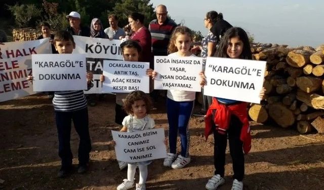 Karagöl’e taş ocağı büyükşehir gündeminde!