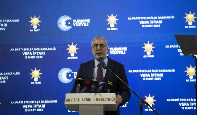 Bakan Işıkhan, Aydın'da  'Vefa İftarı'na katıldı!