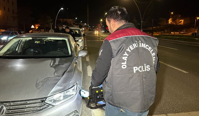 Kazada yayanın acı ölümü!