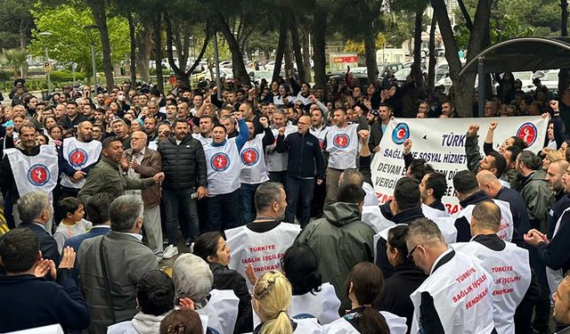 DEÜ Hastanesi’nde TİS krizi… İşçiler iş bıraktı!