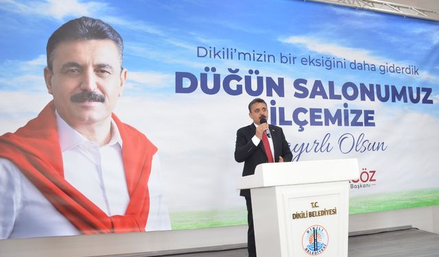 Dikili, düğün salonuna kavuştu